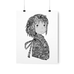 CHIHIRO BLACK & WHITE POSTER CHIHIRO BLACK & WHITE POSTER