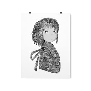 CHIHIRO BLACK & WHITE POSTER CHIHIRO BLACK & WHITE POSTER