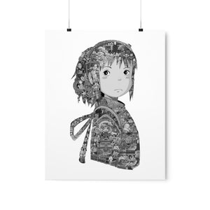 CHIHIRO BLACK & WHITE POSTER CHIHIRO BLACK & WHITE POSTER