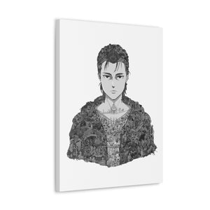 EREN YEAGER BLACK & WHITE CANVAS EREN YEAGER BLACK & WHITE CANVAS