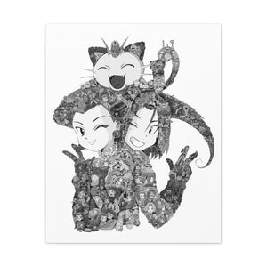 TEAM ROCKET BLACK & WHITE CANVAS TEAM ROCKET BLACK & WHITE CANVAS