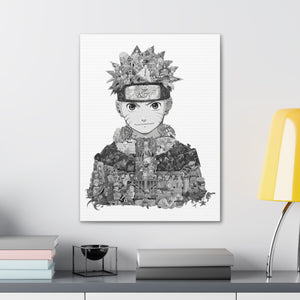 KID NARUTO BLACK & WHITE CANVAS KID NARUTO BLACK & WHITE CANVAS