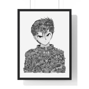 YUSUKE BLACK & WHITE FRAMED POSTER YUSUKE BLACK & WHITE FRAMED POSTER