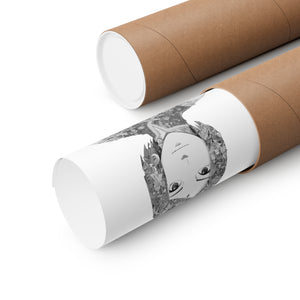 SAKURA BLACK & WHITE POSTER SAKURA BLACK & WHITE POSTER