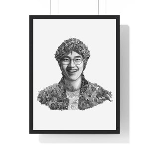 AKIRA TORIYAMA BLACK & WHITE FRAMED POSTER AKIRA TORIYAMA BLACK & WHITE FRAMED POSTER