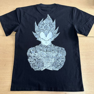 VEGETA WITH STORY PREMIUM T-SHIRT (Art on back - Ship from Viet Nam) VEGETA WITH STORY PREMIUM T-SHIRT (Art on back - Ship from Viet Nam)
