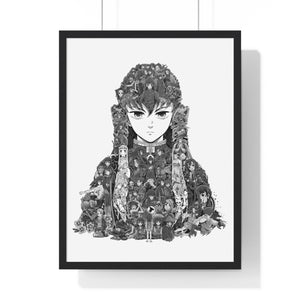 MUICHIRO BLACK & WHITE FRAMED POSTER MUICHIRO BLACK & WHITE FRAMED POSTER