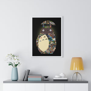 TOTORO COLOR FRAMED POSTER TOTORO COLOR FRAMED POSTER