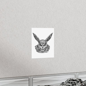 KURAMA BLACK & WHITE POSTER KURAMA BLACK & WHITE POSTER