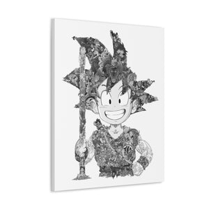 KID GOKU BLACK & WHITE CANVAS KID GOKU BLACK & WHITE CANVAS