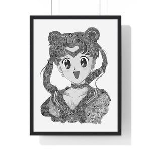 USAGI BLACK & WHITE FRAMED POSTER USAGI BLACK & WHITE FRAMED POSTER