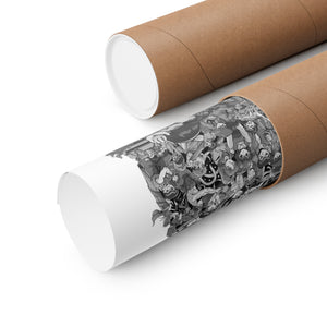 YUSUKE BLACK & WHITE POSTER YUSUKE BLACK & WHITE POSTER