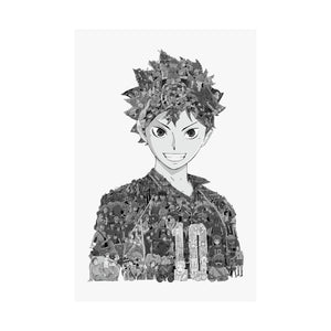HINATA BLACK & WHITE POSTER HINATA BLACK & WHITE POSTER