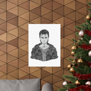 EREN YEAGER BLACK & WHITE POSTER EREN YEAGER BLACK & WHITE POSTER