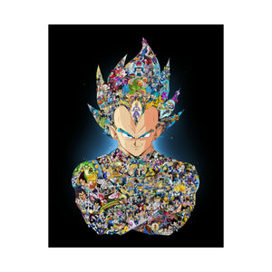 VEGETA WITH STORY COLOR POSTER VEGETA WITH STORY COLOR POSTER