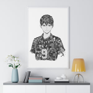 KAGEYAMA BLACK & WHITE FRAMED POSTER KAGEYAMA BLACK & WHITE FRAMED POSTER