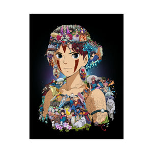 PRINCESS MONONOKE COLOR POSTER PRINCESS MONONOKE COLOR POSTER