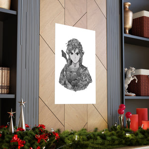 LINK BLACK & WHITE POSTER LINK BLACK & WHITE POSTER