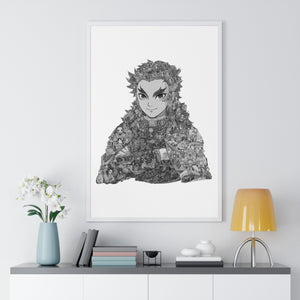 RENGOKU BLACK & WHITE FRAMED POSTER RENGOKU BLACK & WHITE FRAMED POSTER