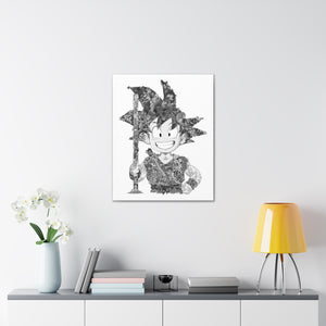 KID GOKU BLACK & WHITE CANVAS KID GOKU BLACK & WHITE CANVAS