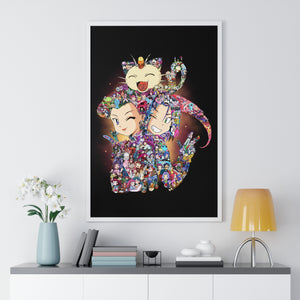 TEAM ROCKET COLOR FRAMED POSTER TEAM ROCKET COLOR FRAMED POSTER