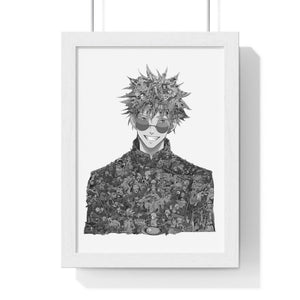 GOJO BLACK & WHITE FRAMED POSTER GOJO BLACK & WHITE FRAMED POSTER