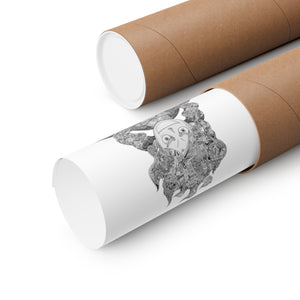 LUFFY GEAR 5 BLACK & WHITE POSTER LUFFY GEAR 5 BLACK & WHITE POSTER