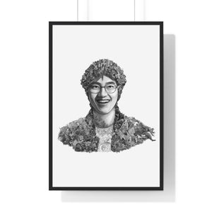 AKIRA TORIYAMA BLACK & WHITE FRAMED POSTER AKIRA TORIYAMA BLACK & WHITE FRAMED POSTER