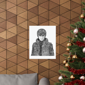 MIGHT GUY BLACK & WHITE POSTER MIGHT GUY BLACK & WHITE POSTER