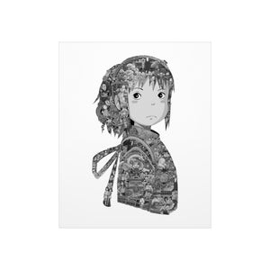 CHIHIRO BLACK & WHITE POSTER CHIHIRO BLACK & WHITE POSTER