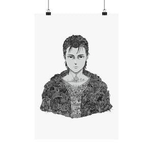 EREN YEAGER BLACK & WHITE POSTER EREN YEAGER BLACK & WHITE POSTER