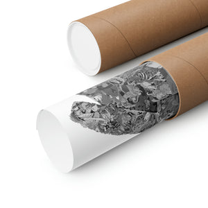 MADARA BLACK & WHITE POSTER MADARA BLACK & WHITE POSTER