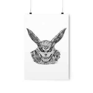 KURAMA BLACK & WHITE POSTER KURAMA BLACK & WHITE POSTER