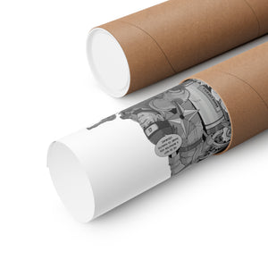 KID NARUTO BLACK & WHITE POSTER KID NARUTO BLACK & WHITE POSTER