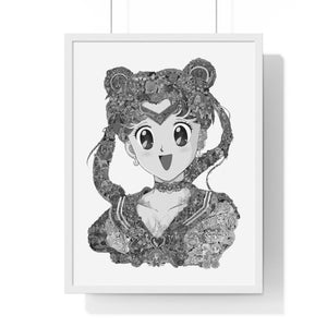 USAGI BLACK & WHITE FRAMED POSTER USAGI BLACK & WHITE FRAMED POSTER
