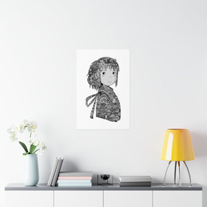 CHIHIRO BLACK & WHITE POSTER CHIHIRO BLACK & WHITE POSTER