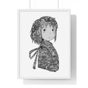 CHIHIRO BLACK & WHITE FRAMED POSTER CHIHIRO BLACK & WHITE FRAMED POSTER