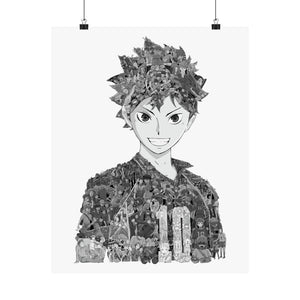 HINATA BLACK & WHITE POSTER HINATA BLACK & WHITE POSTER