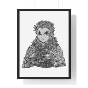 RENGOKU BLACK & WHITE FRAMED POSTER RENGOKU BLACK & WHITE FRAMED POSTER