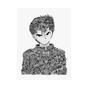 YUSUKE BLACK & WHITE POSTER YUSUKE BLACK & WHITE POSTER