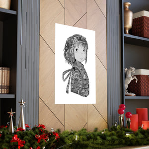CHIHIRO BLACK & WHITE POSTER CHIHIRO BLACK & WHITE POSTER