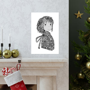 CHIHIRO BLACK & WHITE POSTER CHIHIRO BLACK & WHITE POSTER