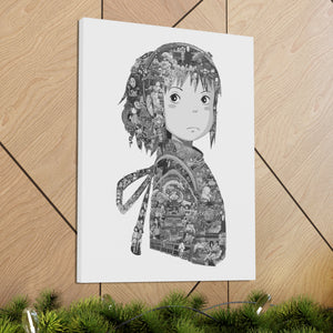 CHIHIRO BLACK & WHITE CANVAS CHIHIRO BLACK & WHITE CANVAS