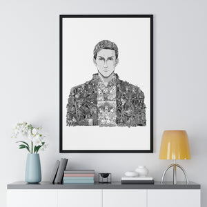 ERWIN BLACK & WHITE FRAMED POSTER ERWIN BLACK & WHITE FRAMED POSTER