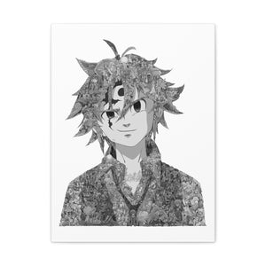 MELIODAS BLACK & WHITE CANVAS MELIODAS BLACK & WHITE CANVAS