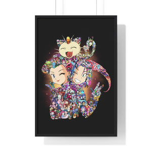 TEAM ROCKET COLOR FRAMED POSTER TEAM ROCKET COLOR FRAMED POSTER