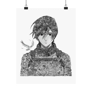 MIKASA BLACK & WHITE POSTER MIKASA BLACK & WHITE POSTER
