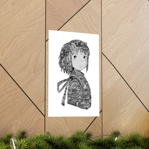 CHIHIRO BLACK & WHITE POSTER CHIHIRO BLACK & WHITE POSTER