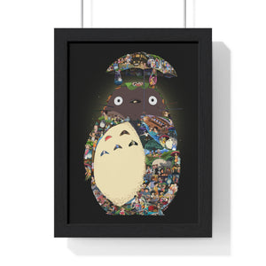 TOTORO COLOR FRAMED POSTER TOTORO COLOR FRAMED POSTER