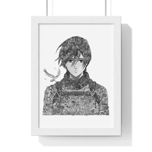 MIKASA BLACK & WHITE FRAMED POSTER MIKASA BLACK & WHITE FRAMED POSTER
